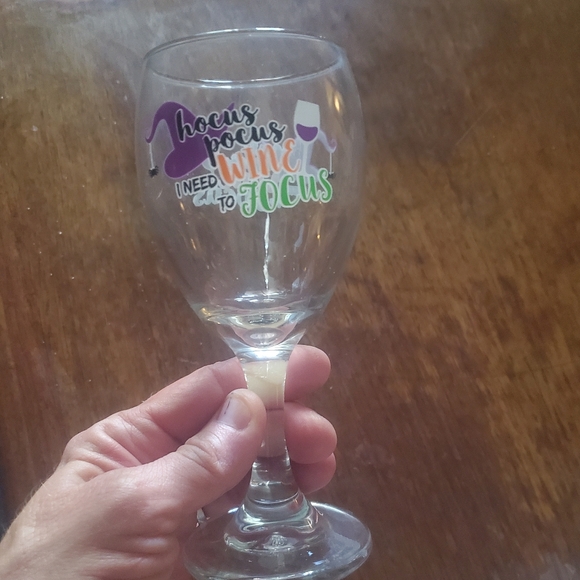 unbranded | Holiday | Halloween Hocus Pocus Wine Glass | Poshmark